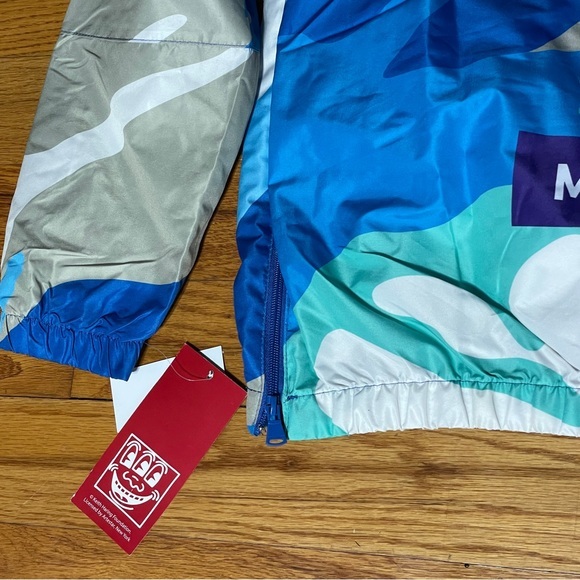 Members Only Keith Haring Limited Ed Pop Art Windbreaker Athleisure Sport Jacket - Picture 11 of 13